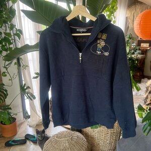navy quarter zip